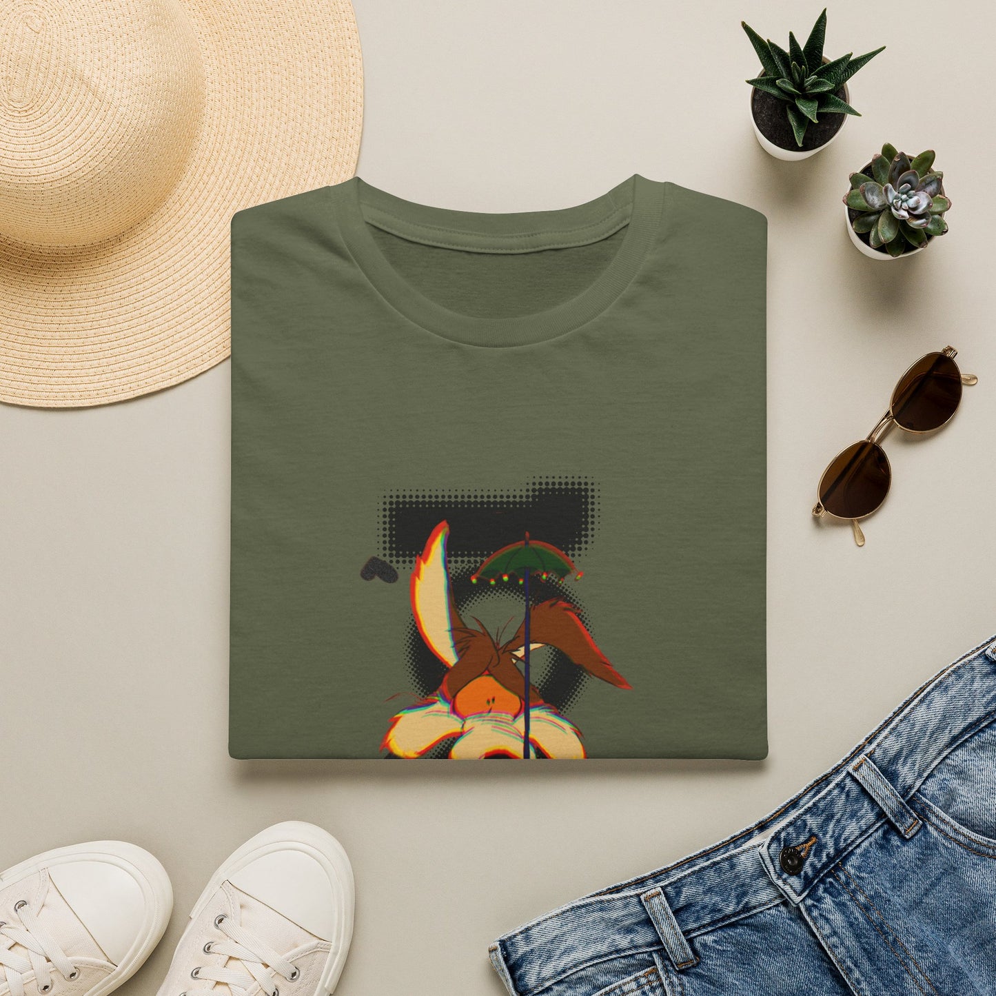 Fool in Love Retro Coyote Inspired Graphic Tee