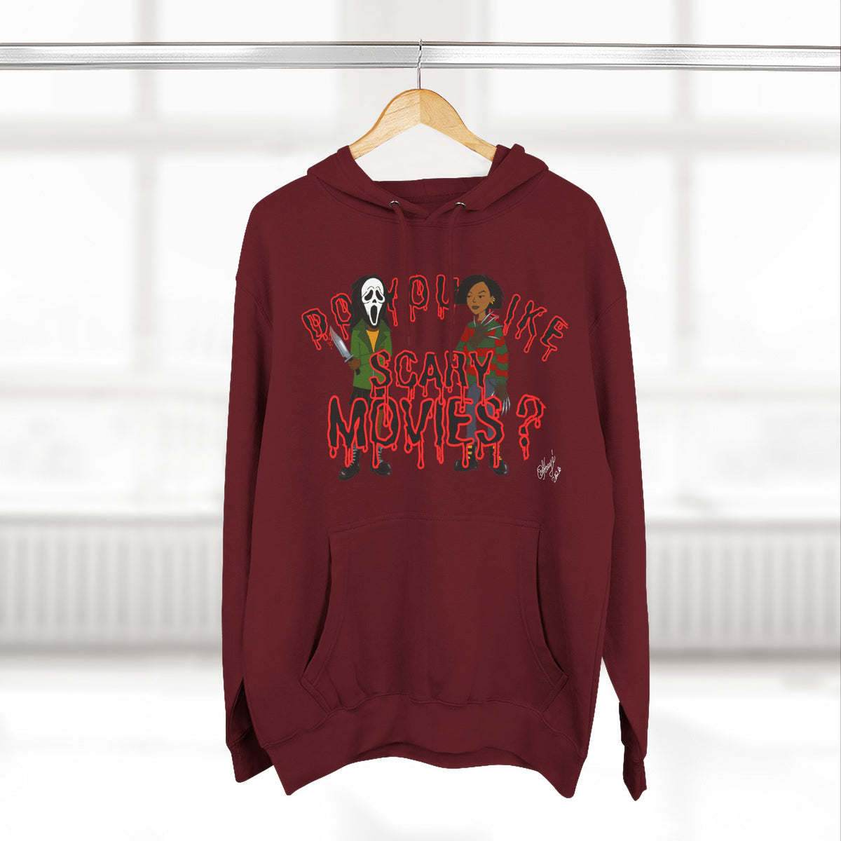 Daria Inspired Horror Movie Icons Hoodie | Okoye’s Artistry