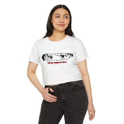 The Eyes Never Lie Cropped T Shirt