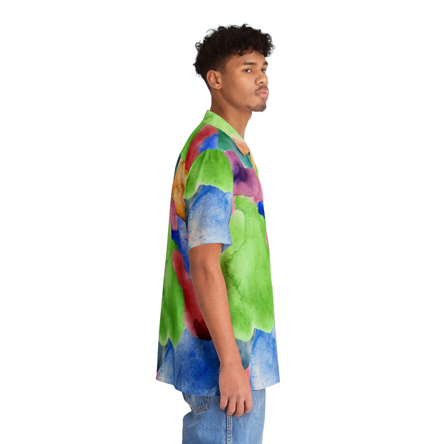 Watercolor Hawaiian Shirt (AOP)