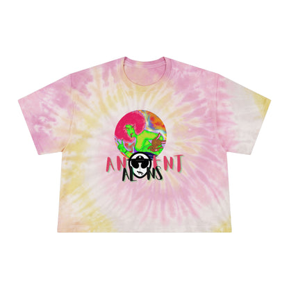 'OUTERVERSE' Women's Tie-Dye Crop Tee