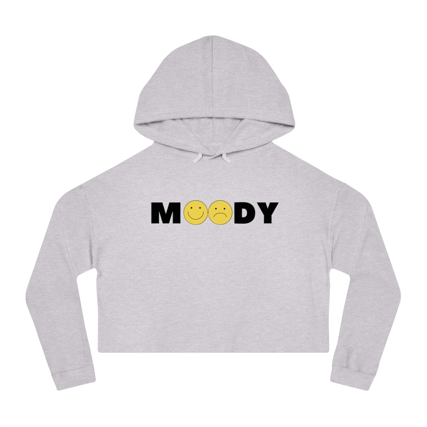 Moody Gyal Cropped Hooded Sweatshirt