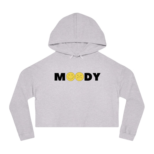 Moody Gyal Cropped Hooded Sweatshirt