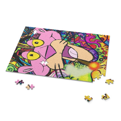 'Pink Penta' Jigsaw