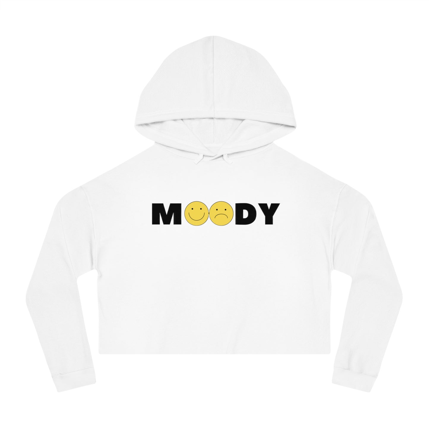 Moody Gyal Cropped Hooded Sweatshirt