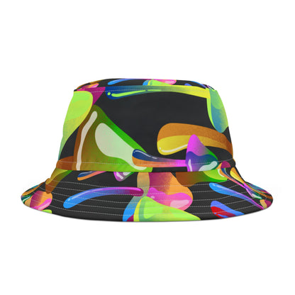 'Electric Bloom' Bucket Hat