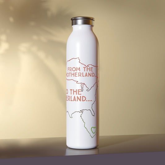 Diasporic Love Collection Slim Water Bottle