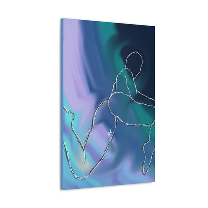 'Blue Woman' Canvas