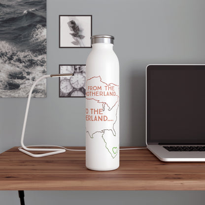 Diasporic Love Collection Slim Water Bottle