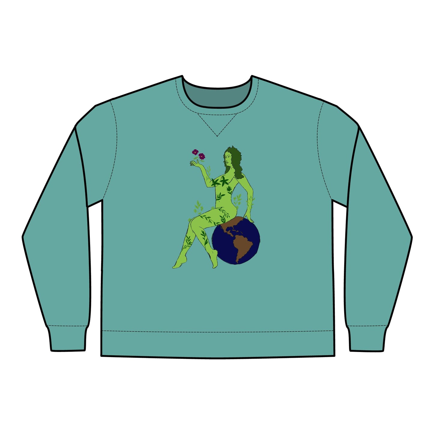 'Rooted in Nature' Crew Neck Sweatshirt