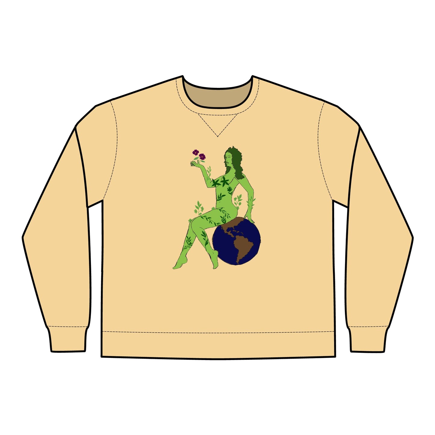 'Rooted in Nature' Crew Neck Sweatshirt