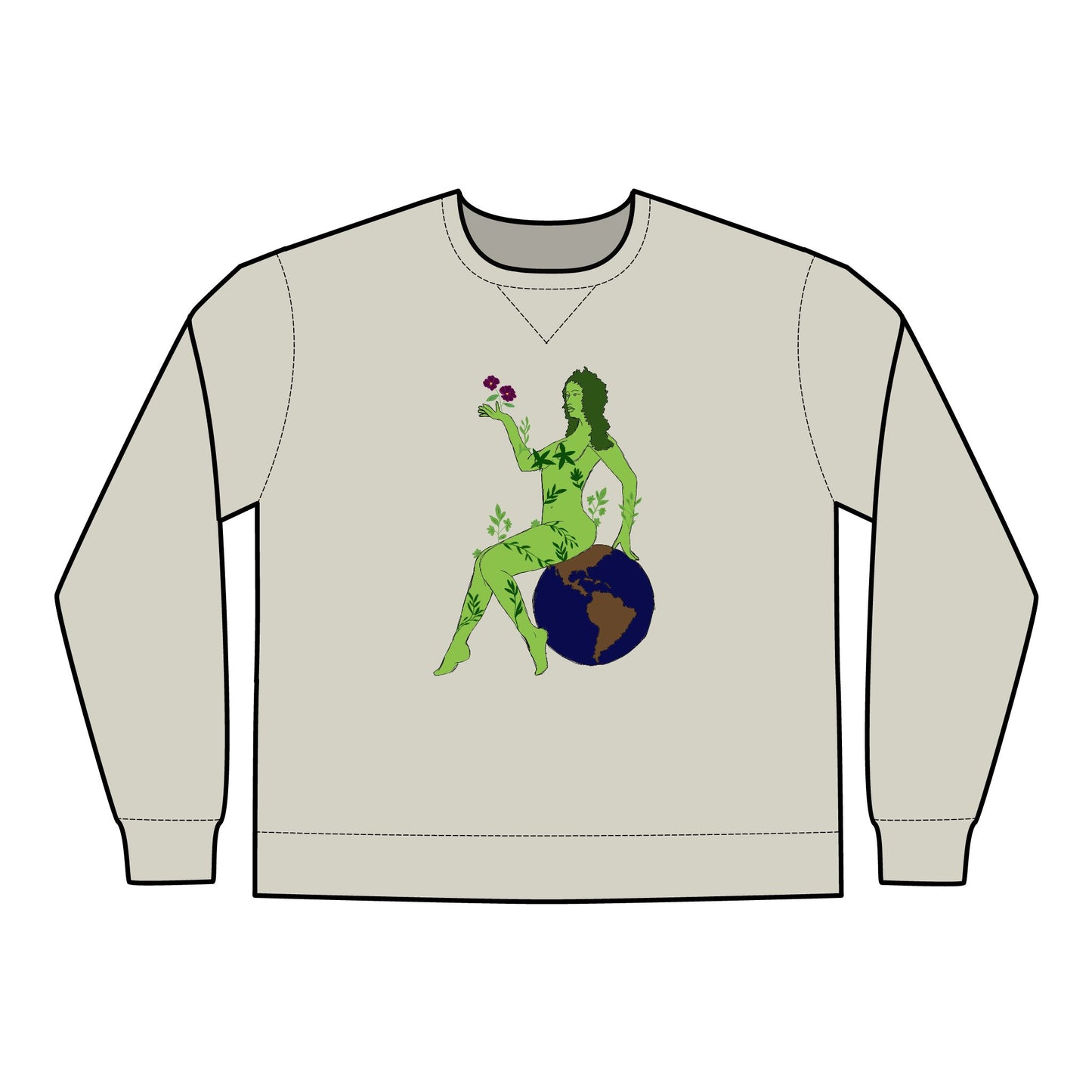 'Rooted in Nature' Crew Neck Sweatshirt