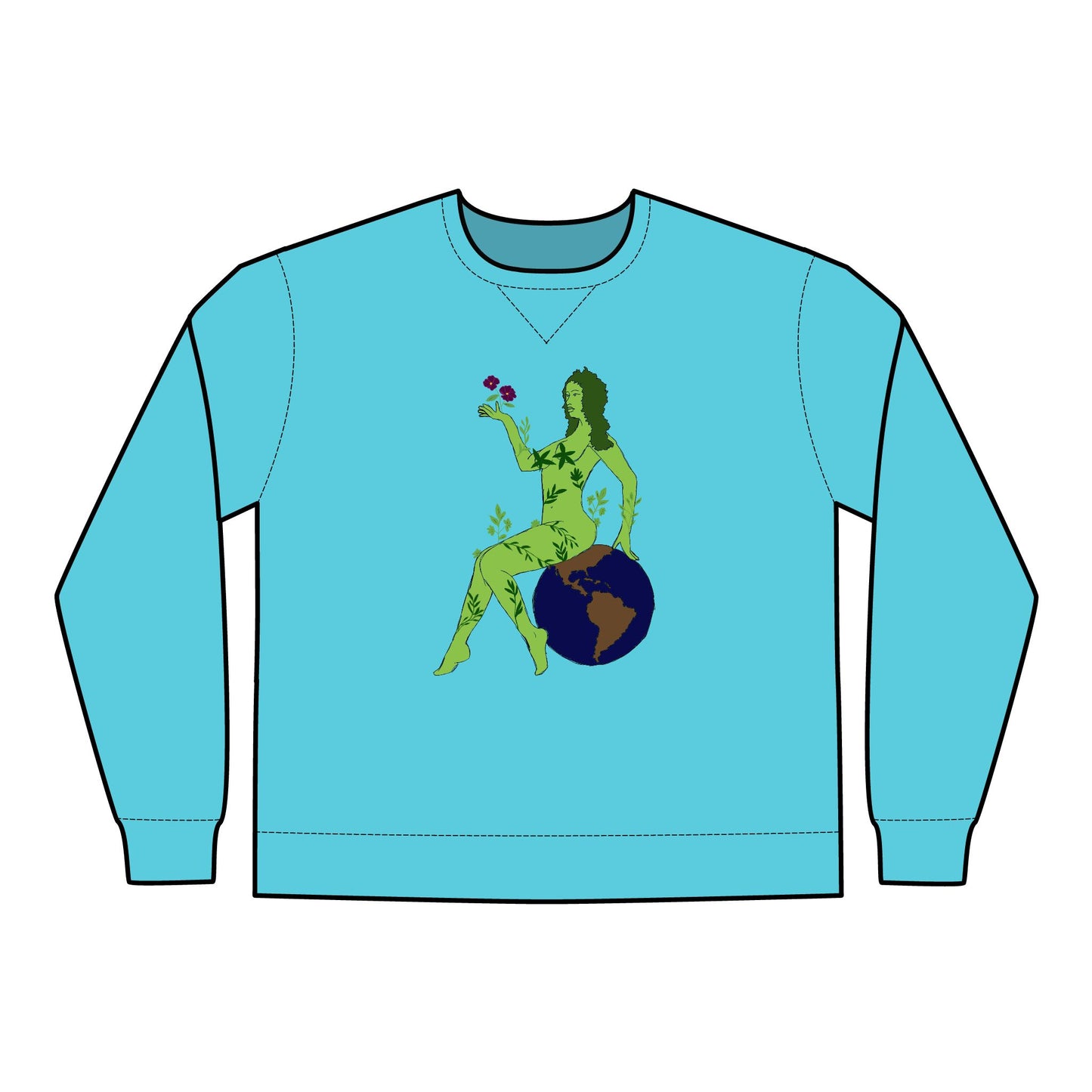 'Rooted in Nature' Crew Neck Sweatshirt