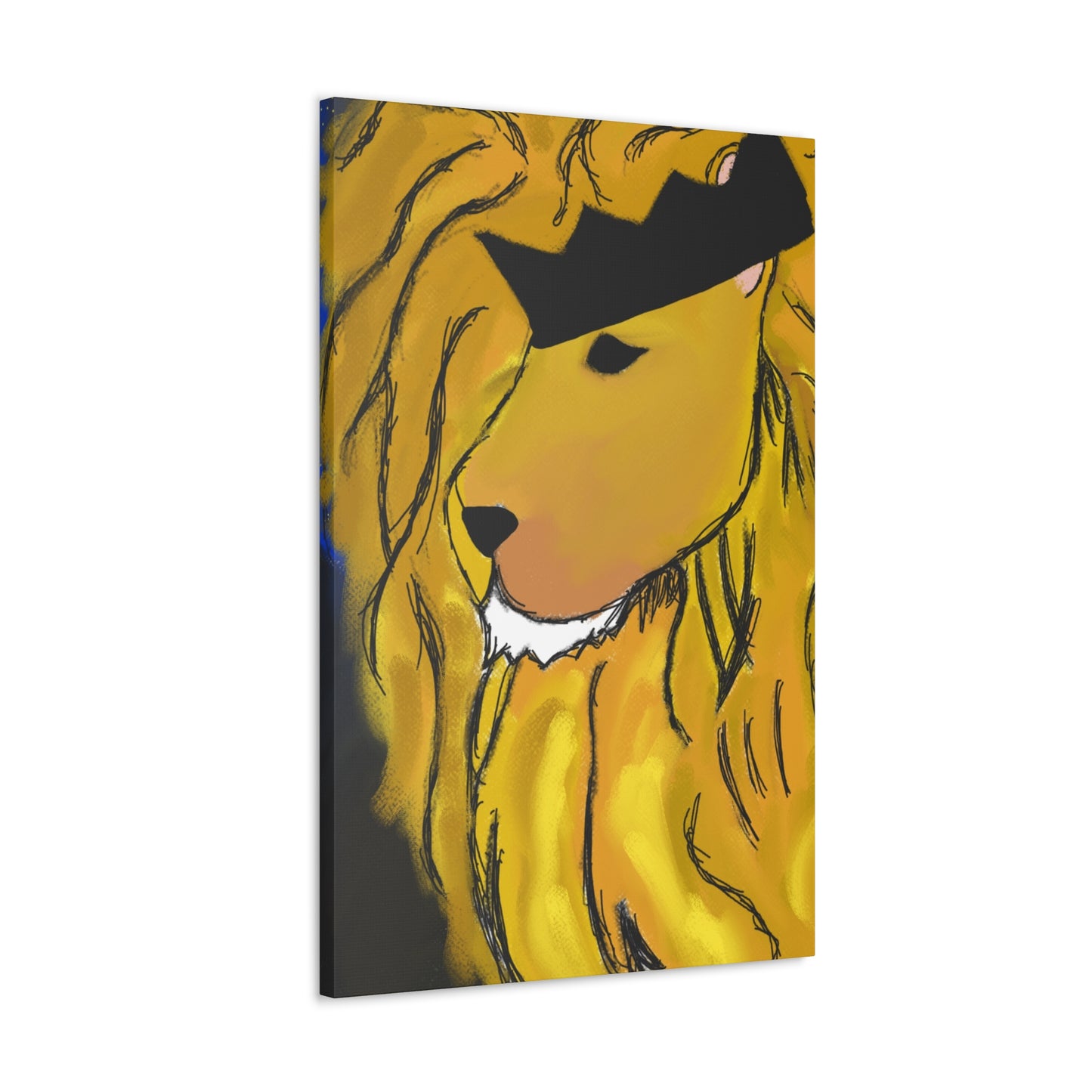 'What's a King Without a Crown?' Canvas