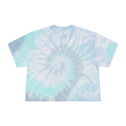 'OUTERVERSE' Women's Tie-Dye Crop Tee