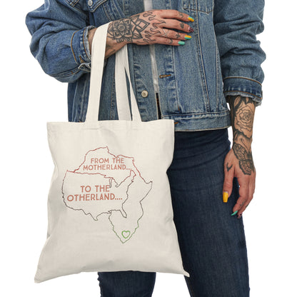 Diasporic Love Collection Natural Tote Bag