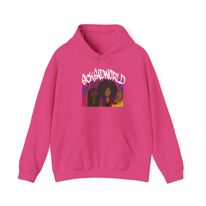 'SICKSADWORLD' Hooded Sweatshirt