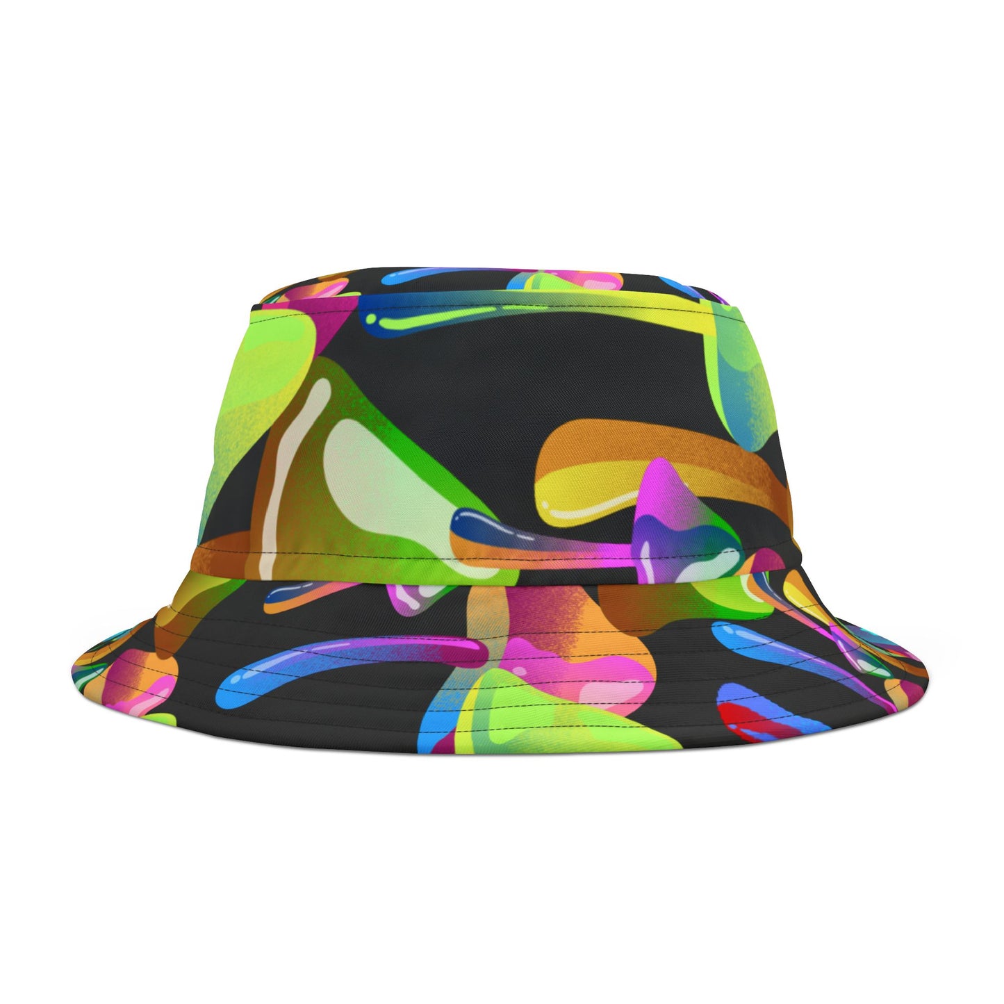 'Electric Bloom' Bucket Hat