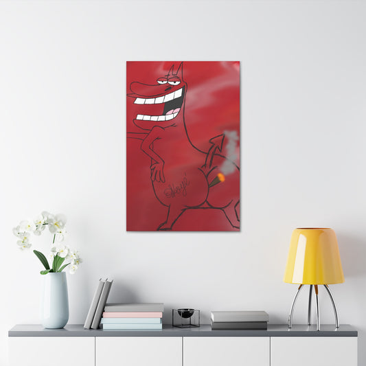 'Thee Red Guy' Canvas