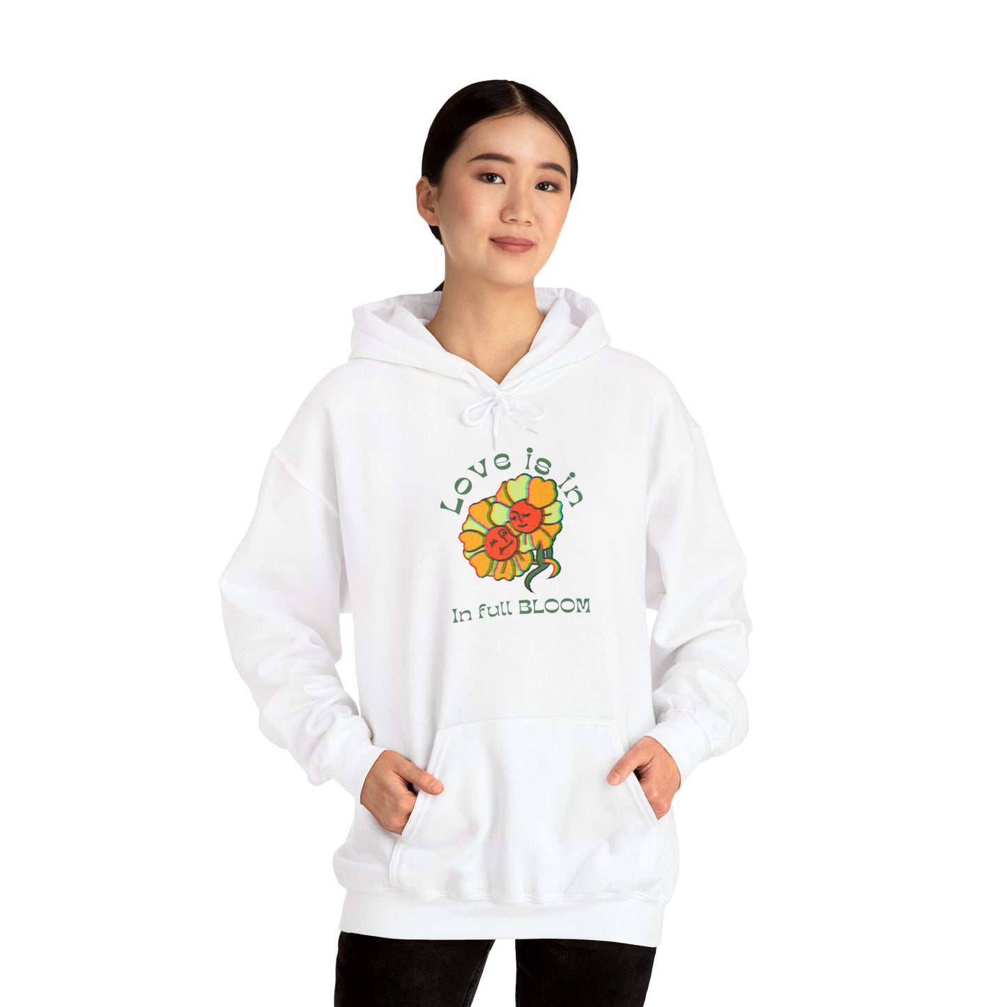 'Luv is in the air' Hooded Sweatshirt