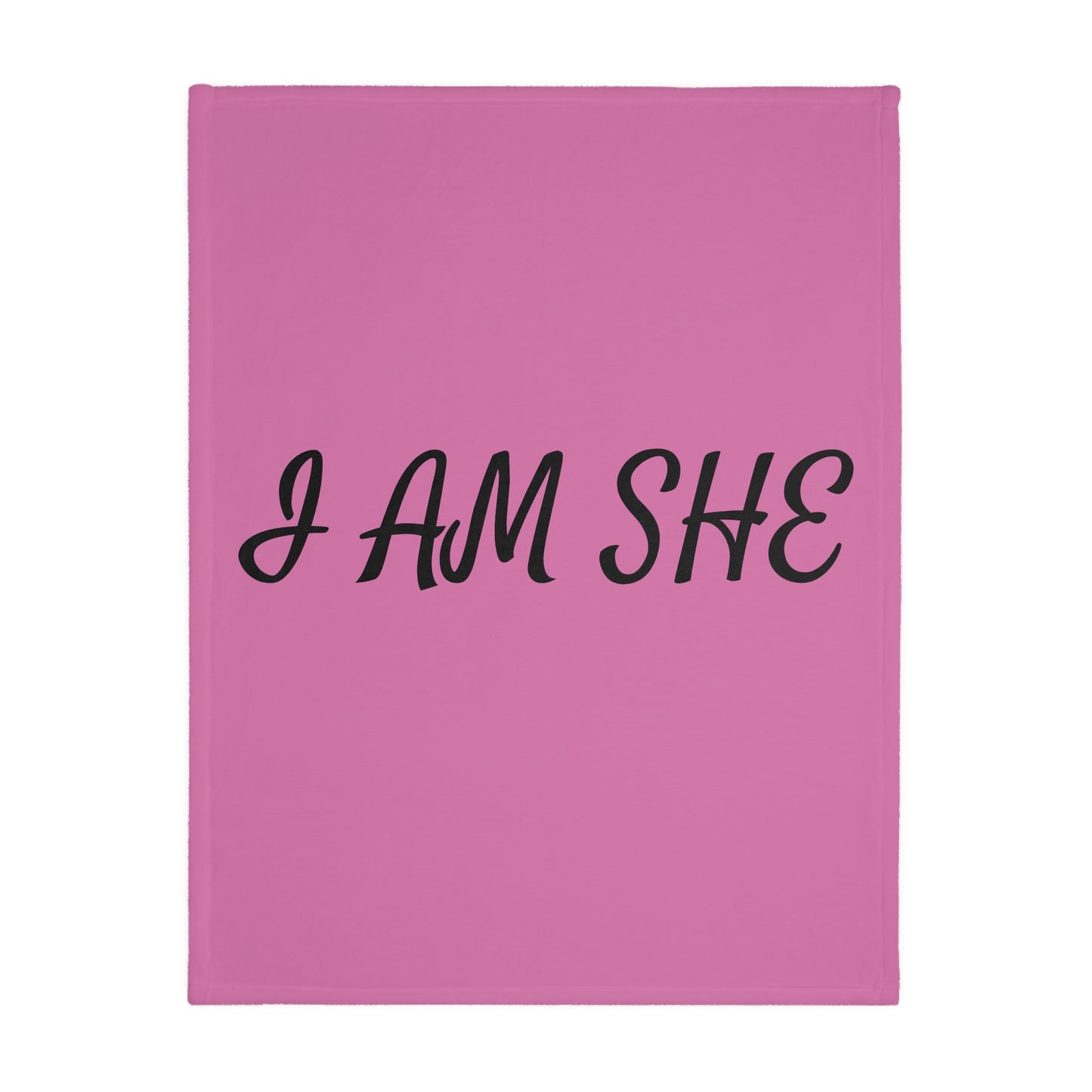 'I Am She' Minky Blanket