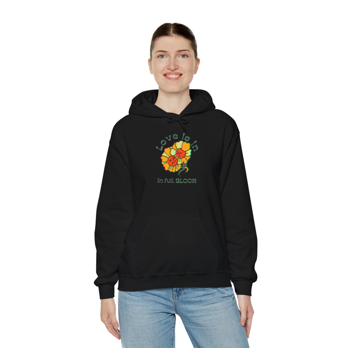 'Luv is in the air' Hooded Sweatshirt