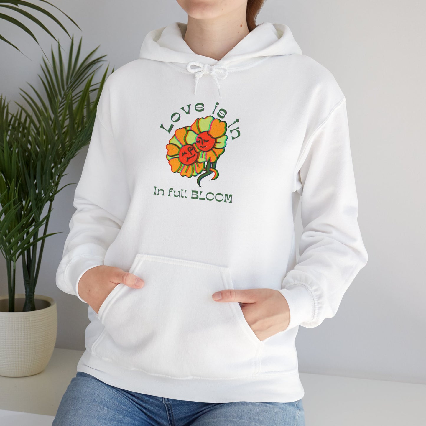 'Luv is in the air' Hooded Sweatshirt