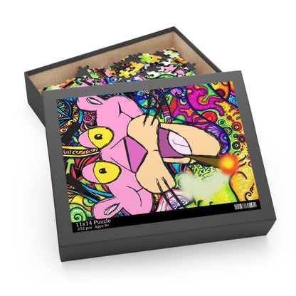 'Pink Penta' Jigsaw