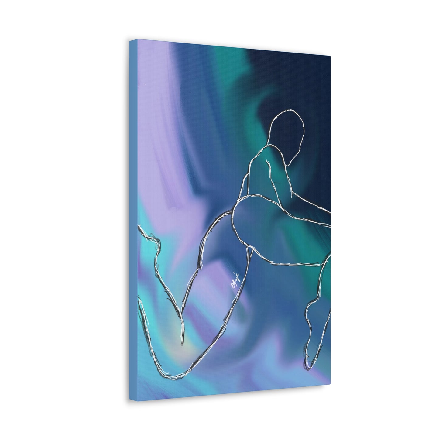 'Blue Woman' Canvas