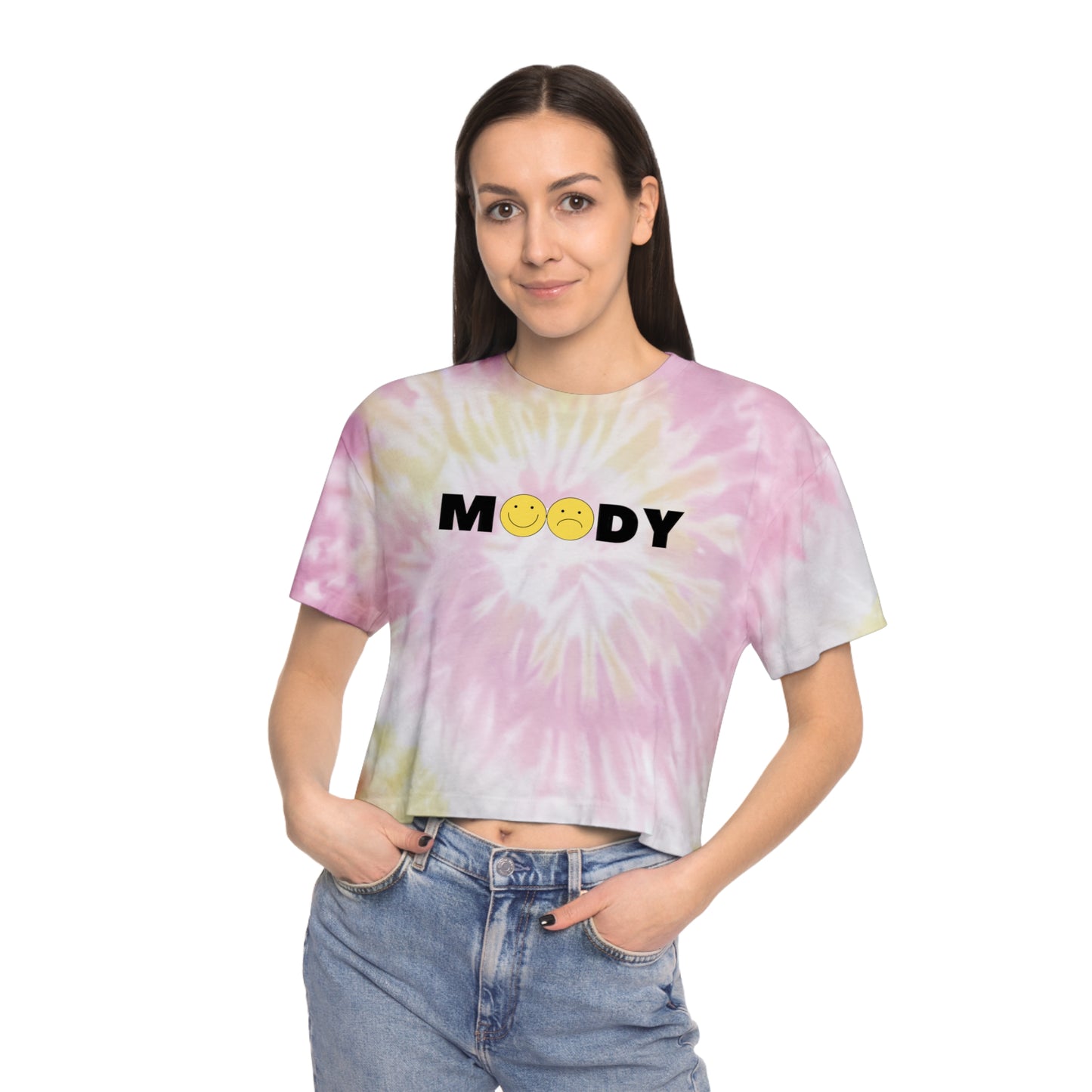 Moody Tie-Dye Crop Tee