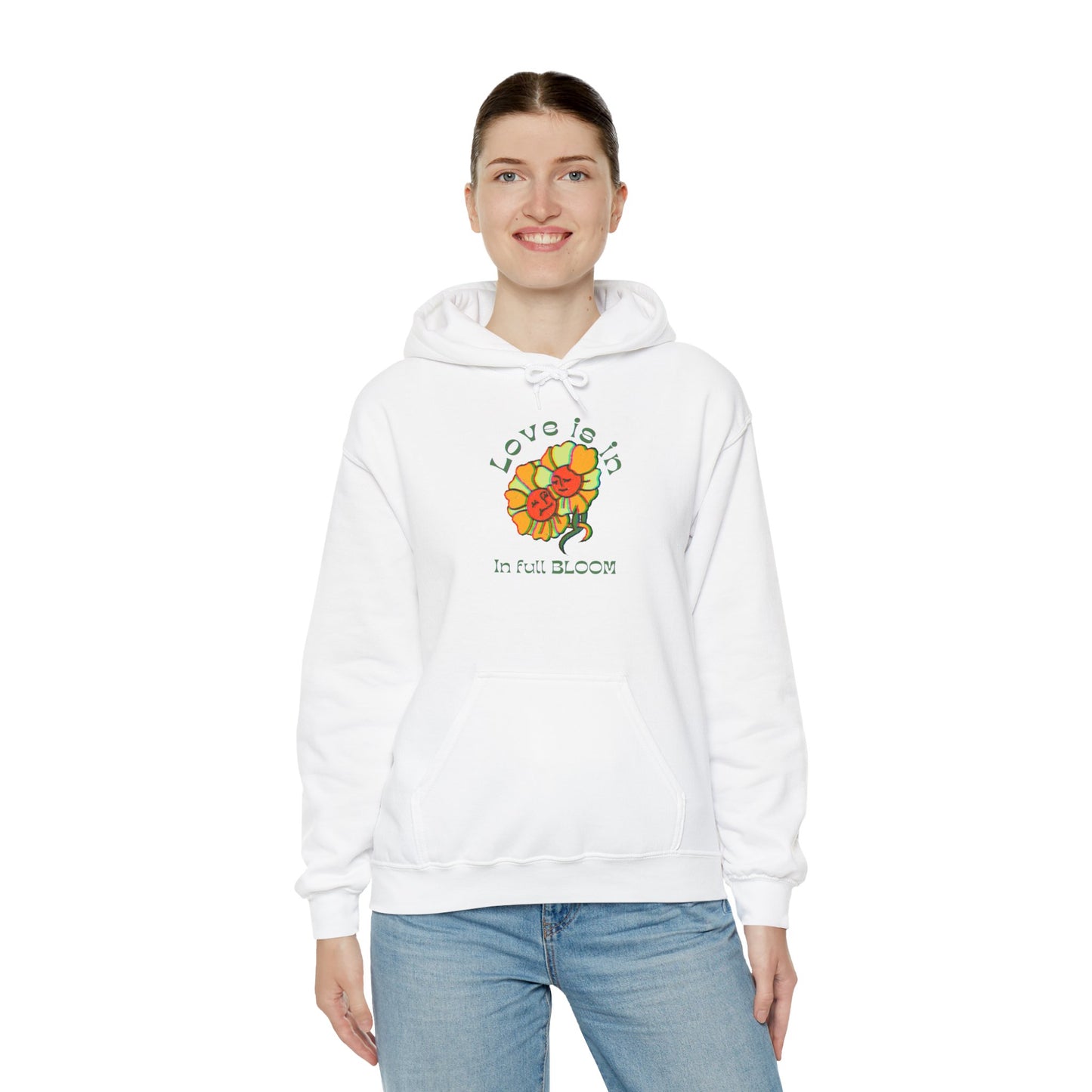 'Luv is in the air' Hooded Sweatshirt