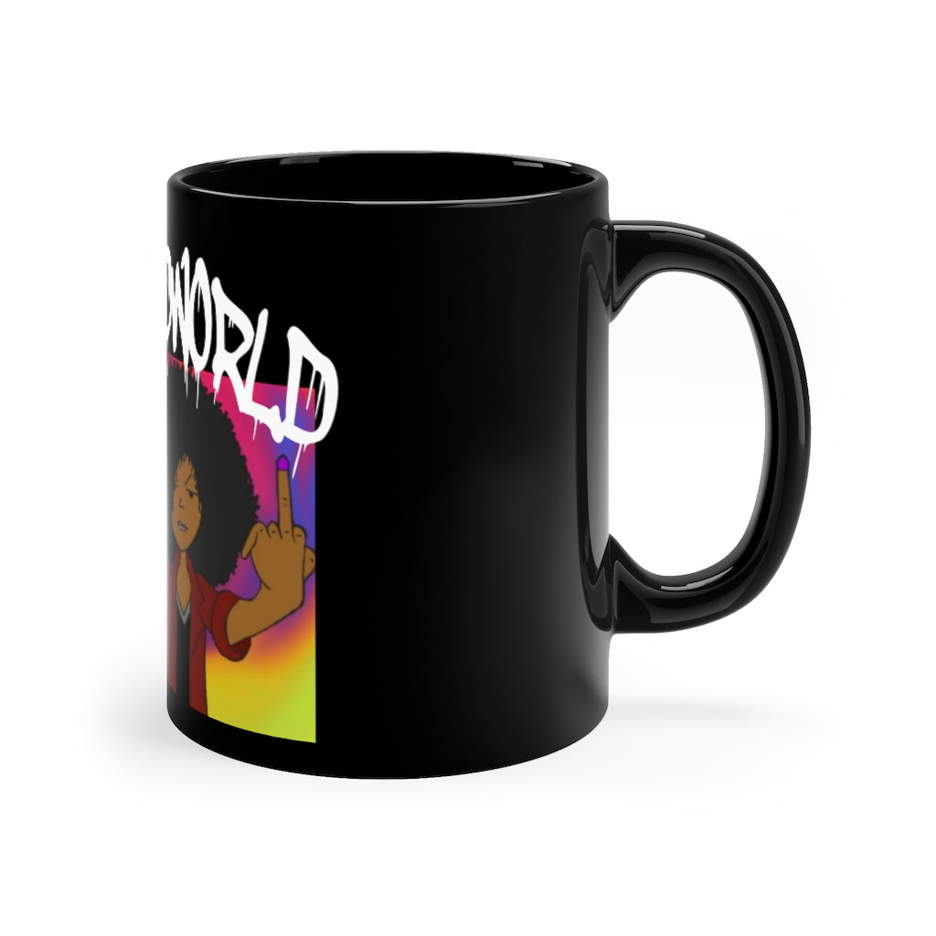 'SICKSADWORLD' 11oz Black Mug