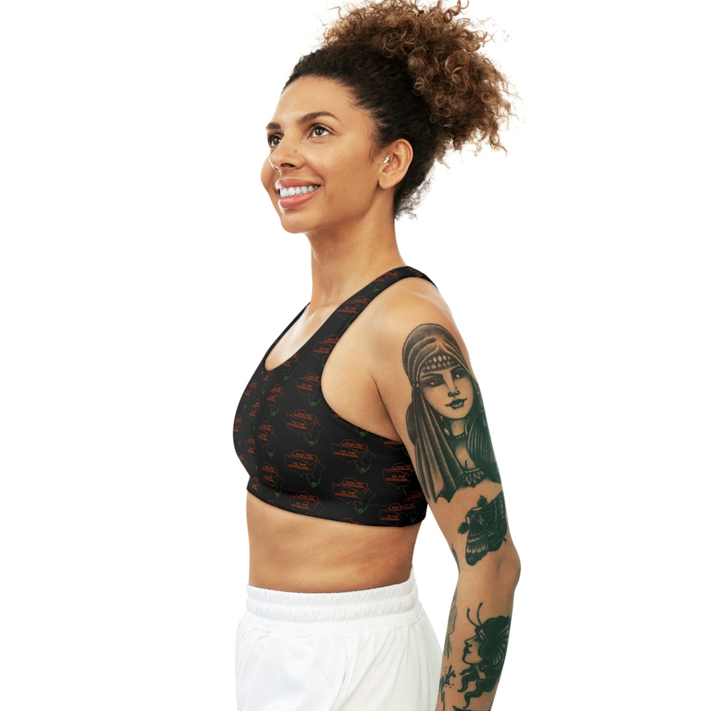 Diasporic Love Collection Seamless Sports Bra