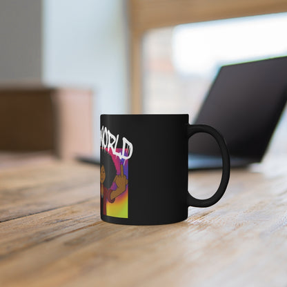 'SICKSADWORLD' 11oz Black Mug