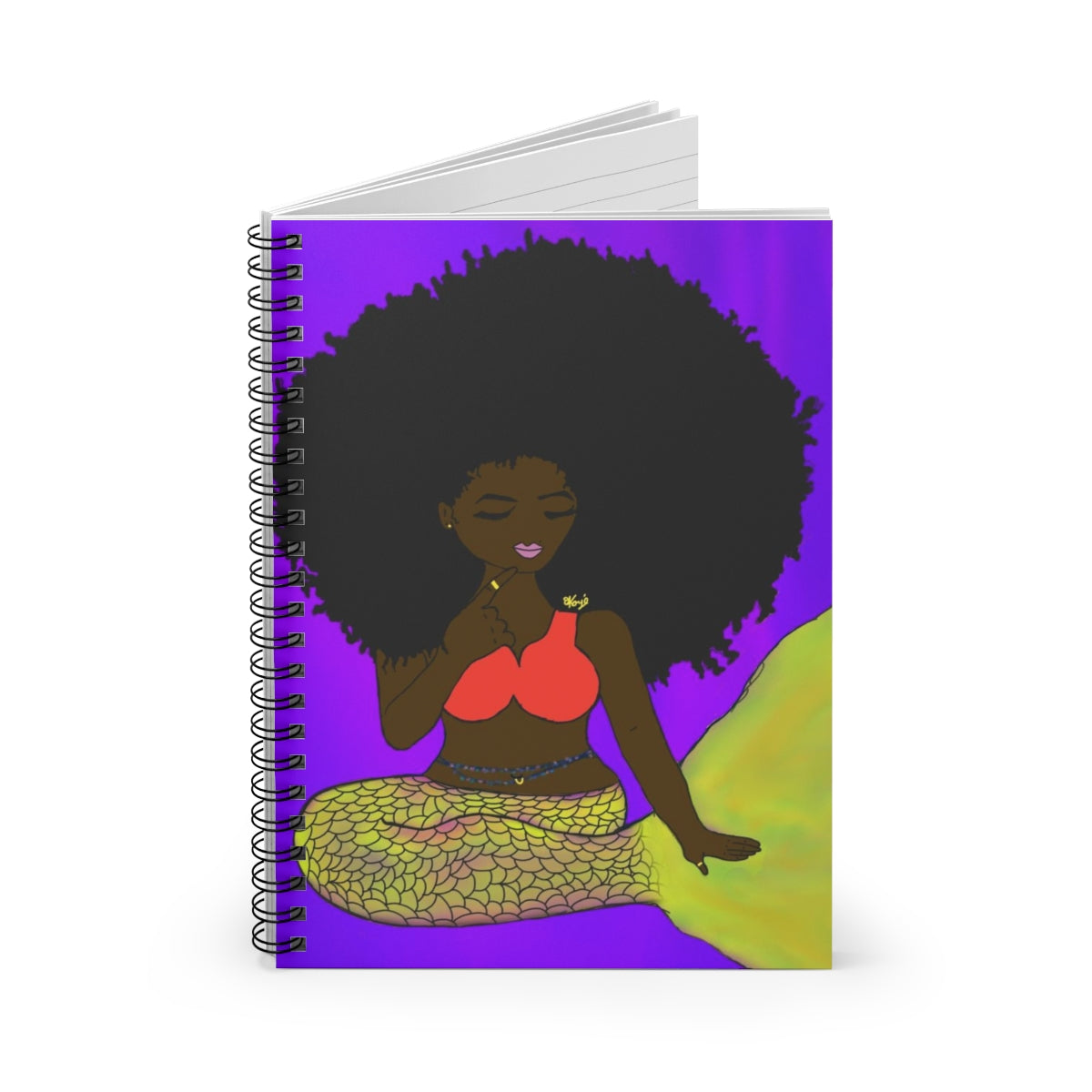 Princess Ari Spiral Notebook - Ruled Line