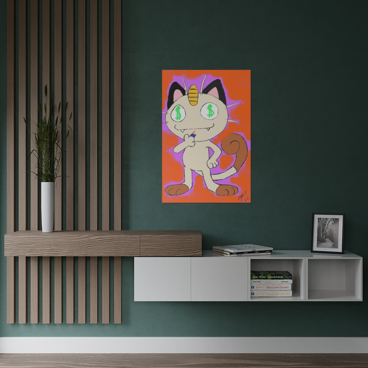 Untitled PocketMonster Feline Poster