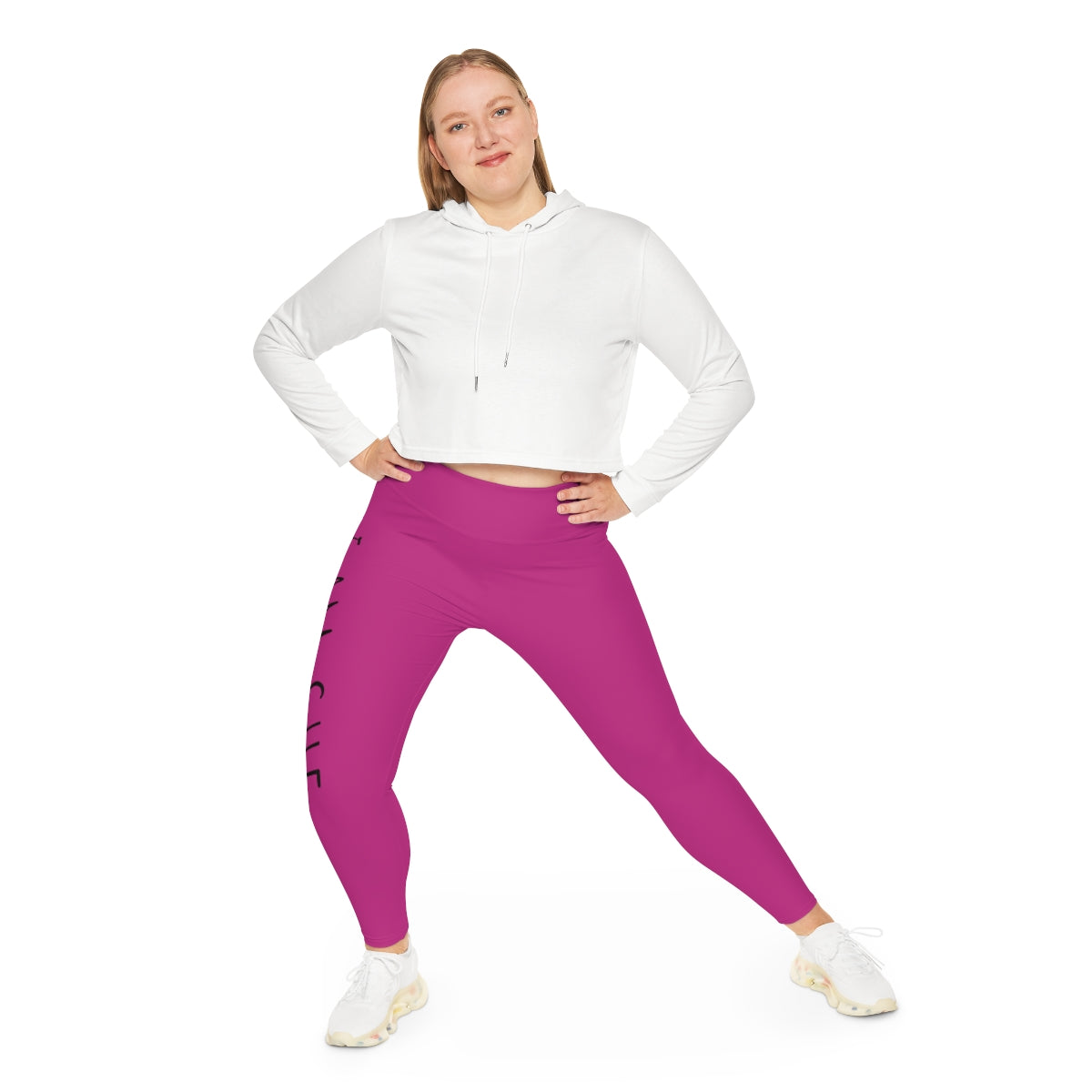 Plus Size 'I AM SHE' Leggings