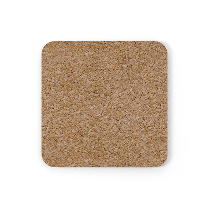 Mandala Effect Cork Back Coaster (priced per coaster)