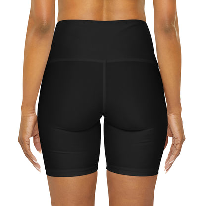 Diasporic Love Collection High Waisted Yoga Shorts